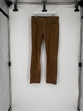 Jachs Men’s Bowie Fit Brown Corduroy Jeans sz 34